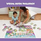BONNYCO Giant Floor Puzzle Castle 48 Pieces 36.2 x 24.4 in Educational Toy view 5