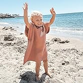 ZICOTO Soft Hooded Beach Towel for Kids - Cute Towel for Babies and Toddler Made of Waffle Cotton - Perfect Lightweight and Absorbent for Bath, Beach, Pool