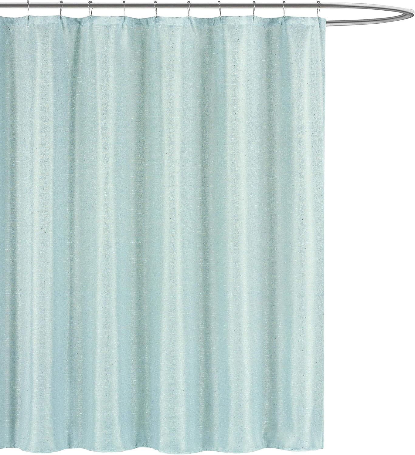 Amazon Com Kensie Home Jane Textured Fabric Shower Curtain