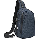 NICGID Sling Bag Chest Shoulder Backpack Crossbody Bags for Tablet Laptop Outdoor Hiking Men Women