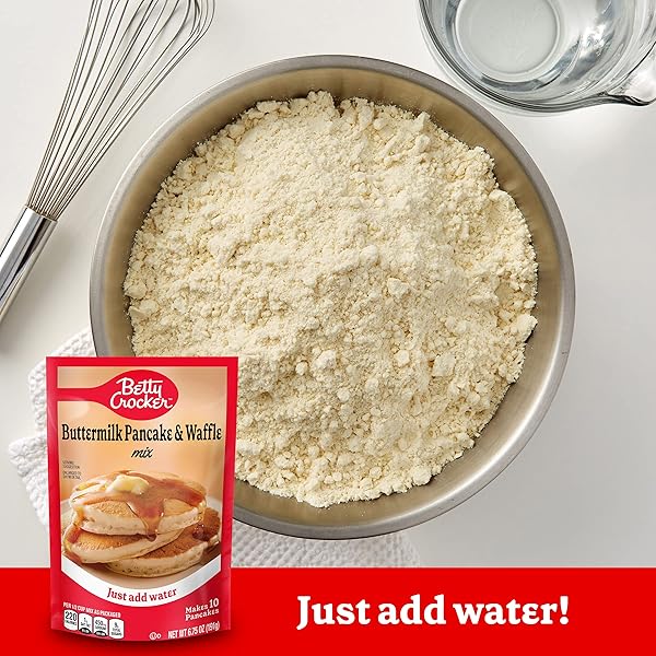 BETTY CROCKER BUTTERMILK PANCAKE AND WAFFLE MIX, 6.75 OZ. (PACK OF 9)