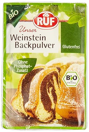 RUF Bio Backpulver Weinstein, 20 mal 3er Pack, (20 x 3 x 20g )