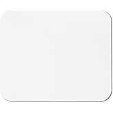 Quality Selection Mouse Pad White Non-Slip Rubber Base Computer Mousepad,Tracking Accuracy and Smooth Surface Mouse Control,