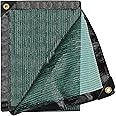 E.share 70% Green Shade Cloth for Garden,Sun Shade Outdoor Patio with Grommets for Plant Covers, Porch Screen, Pergola Shade Cover, Greenhouse, Car Cover(12 Ft X 6 Ft, 70% Green)