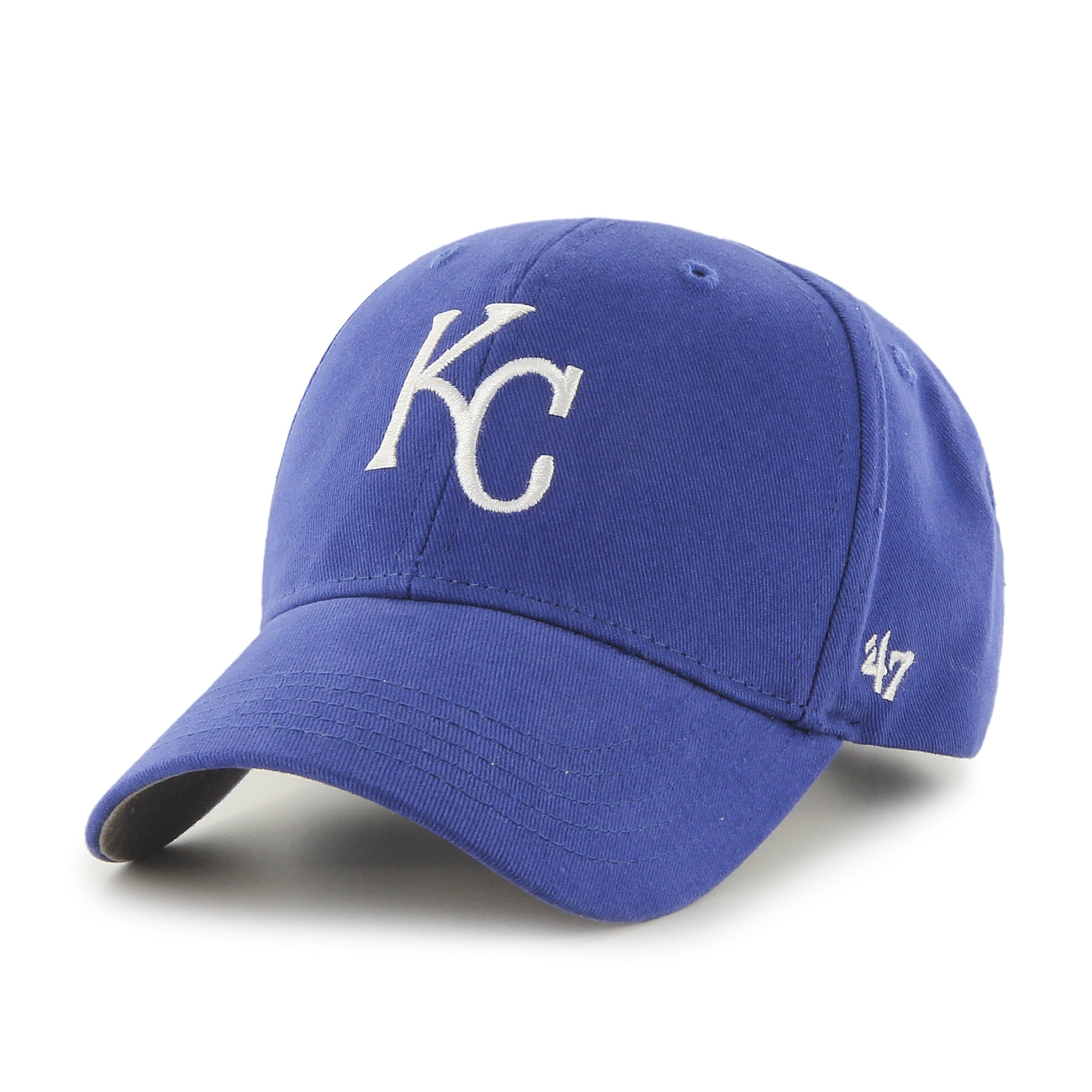 Photo 1 of '47 MLB Kansas City Royals Youth Basic MVP Adjustable Hat, Royal