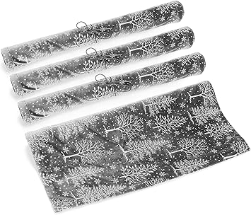 com-four® 4X Platzdeckchen - Premium Platzset für Weihnachten