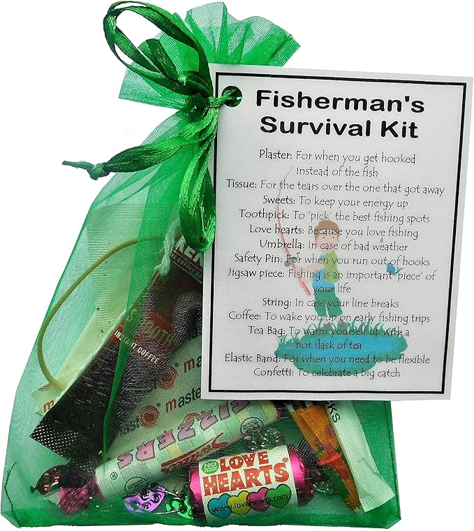 Fisherman's Survival Kit Gift (Small Novelty gift) fisherman gifts