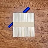 ZHIYE Natural Wooden Lollipop Sticks 50pcs 93x10x2mm Smooth Edges Craft view 3