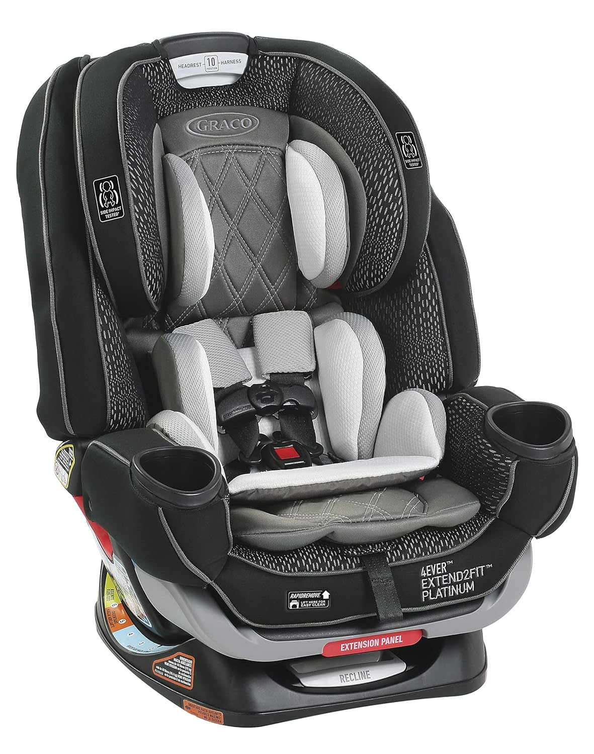 graco extend 2 fit platinum convertible car seat