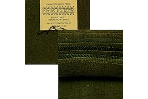 Primitive Gatherings Hand Dyed Wool Holly Charm Pack 10 5-inch Squares PRI 6005