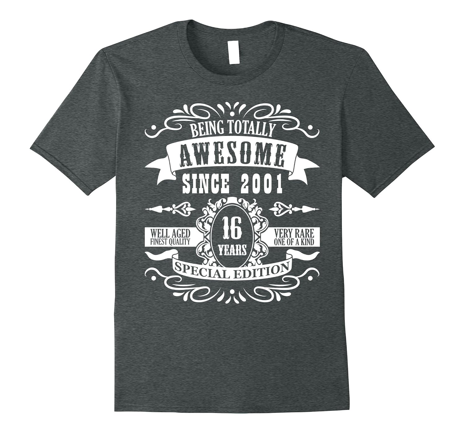 2001 16th Years Old Funny Birthday Gift T-Shirt
