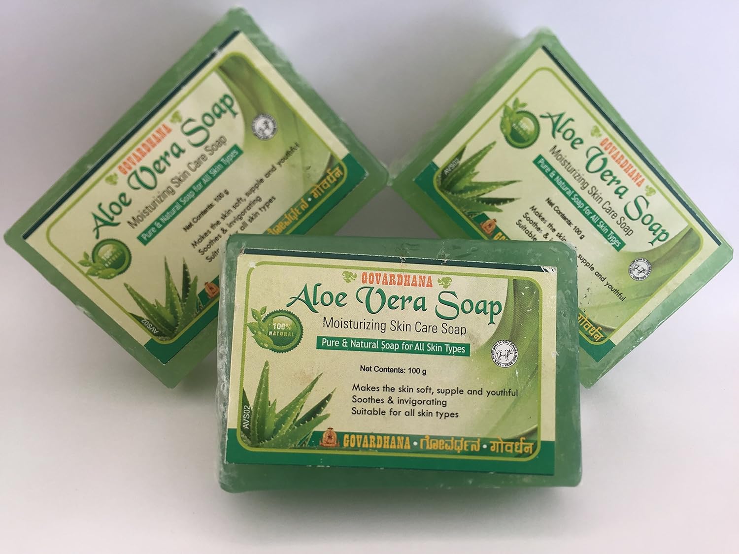 100 aloe vera soap