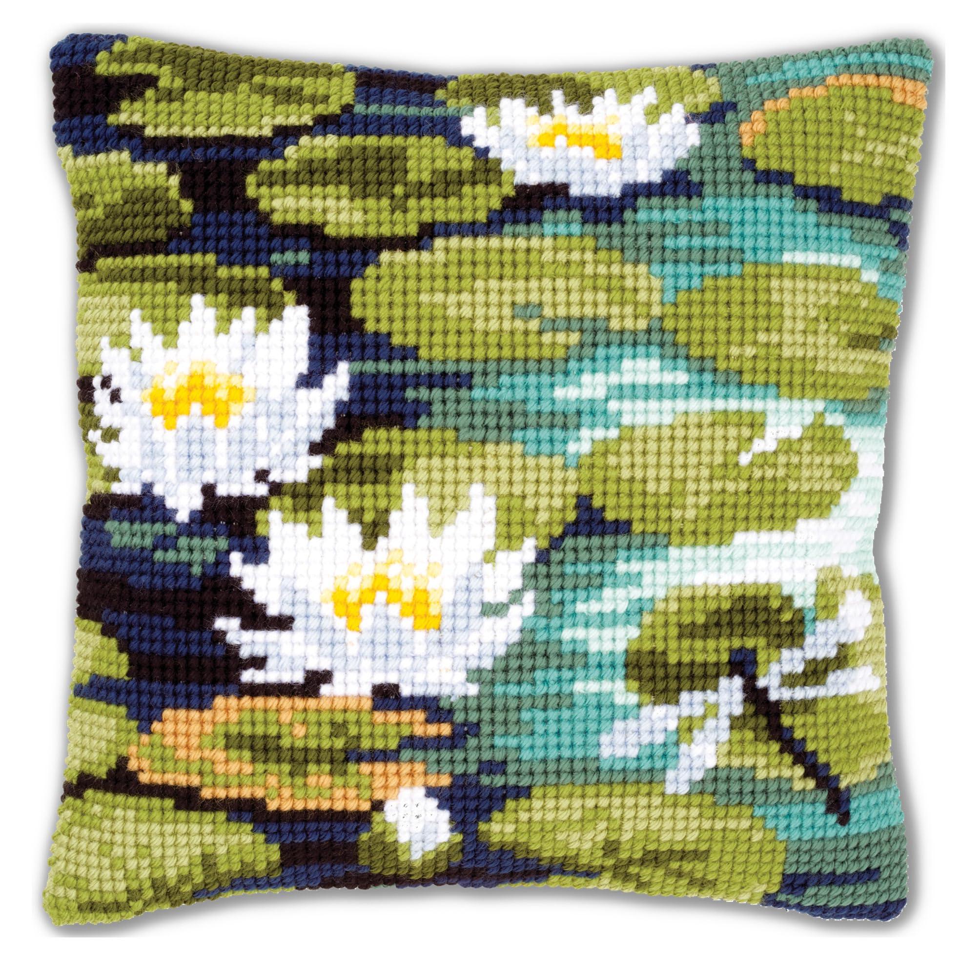 Vervaco Cross Stitch Cushion Water Lilies