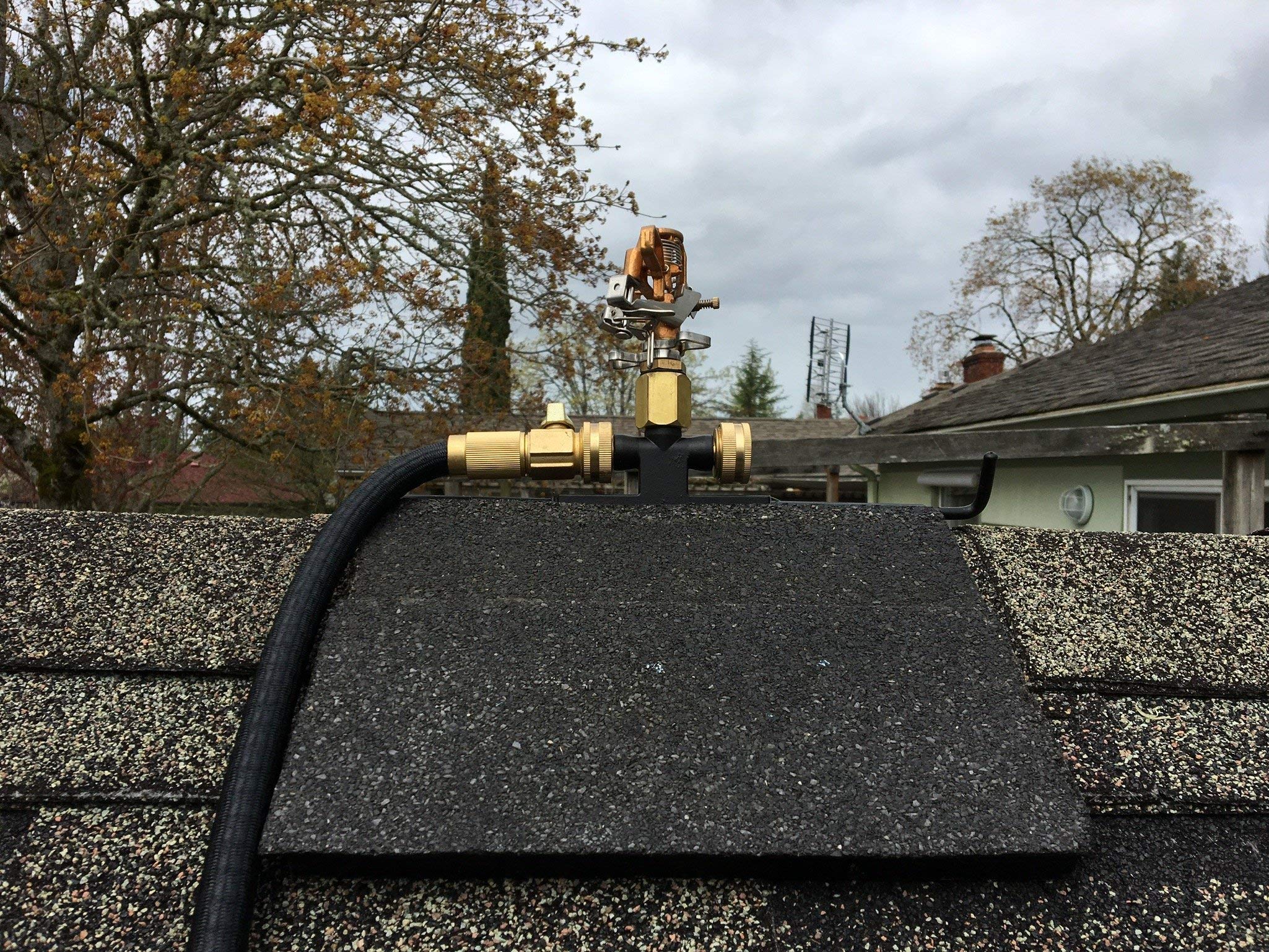 Connection SprinkleRoof USA Ft Cover Rooftop Sprinkler for Wildfire