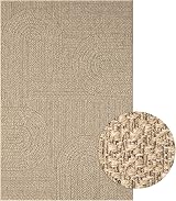 the carpet Kansas Indoor Outdoor Rug Natural Jute Look 120 x 170 cm view 2