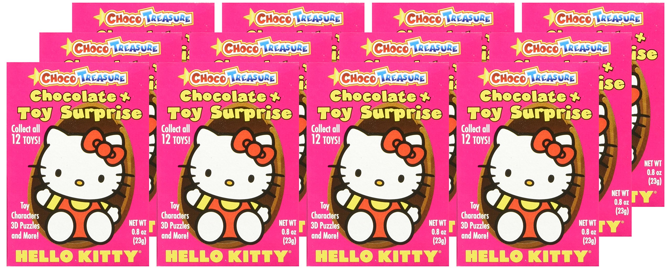 Hello Kitty Milk Chocolate Eggs With Toy Surprise!,0.8 Ounce Box (12