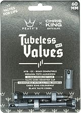 Peaty's x Chris King MK2 Tubeless Valves 7075 Aluminum 60mm Slate view 7