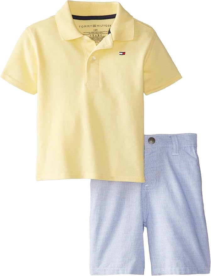 Tommy Hilfiger Baby Boys' Hayden Set, Banana, 18 Months
