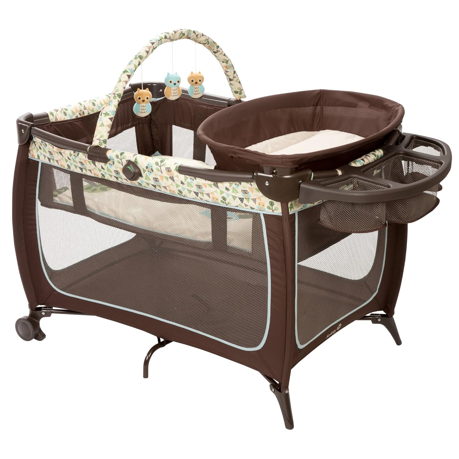 baby trend owl pack n play