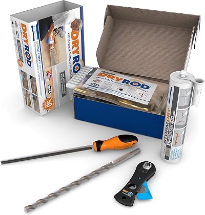 Dryrod Damp Proofing Rods DPC Kit 6m 9 Inch Wall BBA Approved