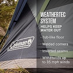 Coleman Skydome Tent with 5 Minute Setup, 2/4/6/8