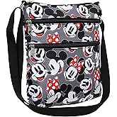 Disney Crossbody Bag Mickey Minnie Daisy Donald All Over Print Passport Travel