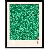 Poster Master Vintage Poster - Retro Infinity Nets Print - Abstract Japanese Art - Gift for Men & Women - Pop Art Decor for Office, Bedroom or Living Room - 8x10 UNFRAMED Wall Art