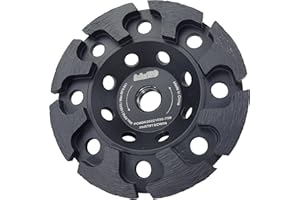 ARCHERPRO Archer PRO Aggressive 4" in. T-Seg Diamond Grinding wheel, Cup Wheel for Concrete Grinding. For use on angle grinder.