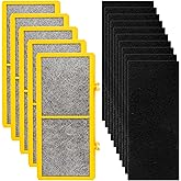 (15 Pack) AER1 Filter 5 HEPA Filters + 10 Carbon Booster Filters Compatible With Holmes AER1 Type Total Air Filter HAPF30AO-Odor Eliminator Filter, True HEPA Filter, Replacement Filter Accessories
