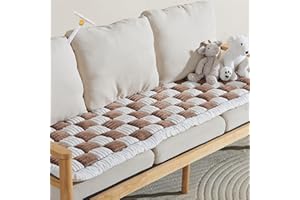 ODreamyDogs Pet Sofa Couch Cover for Dogs Washable Dog Blanket for Bed Couch Protector for Dogs Funny Fuzzy Pet Couches Dog Covers for Sofa Pad Coach Cover Couches Pets Covers 27.6x59in Dark Brown