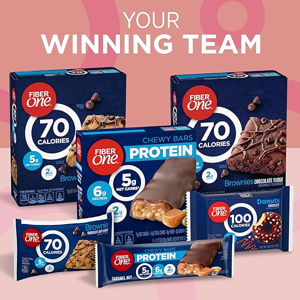 FIBER ONE 100 CALORIE DONUTS, CHOCOLATE SNACKS, 3G SUGAR, 4 CT, 3.28 OZ