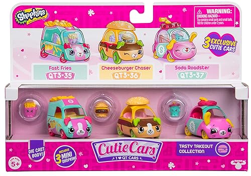 Shopkins Cutie Car S3 Pack-Asst Childrens Toy in Oman Whizz