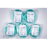 Global Crush Resistant Oxygen Tubing - 25'(25 ft) Tubing, Green - 5 Pack