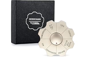 Luxxis paper weight Decision Maker for Men, Funny Decision Paperweight for Bosses day gifts, Executive Office Decision Maker