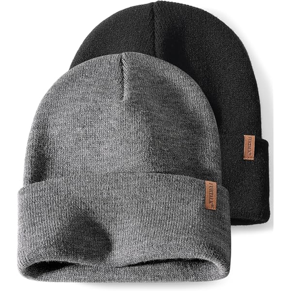 Gorro De Punto Para Hombre Y Mujer - Invierno, Elástico, Circunferencia 54-62 Cm