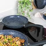 Russell Hobbs Nightfall 28cm Non-Stick Frying Pan Induction Blue Granite view 4