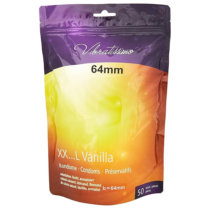 title=AMOR Vibratissimo® "La mia Taglia 64mm" Confezione da 50 profilattici per un