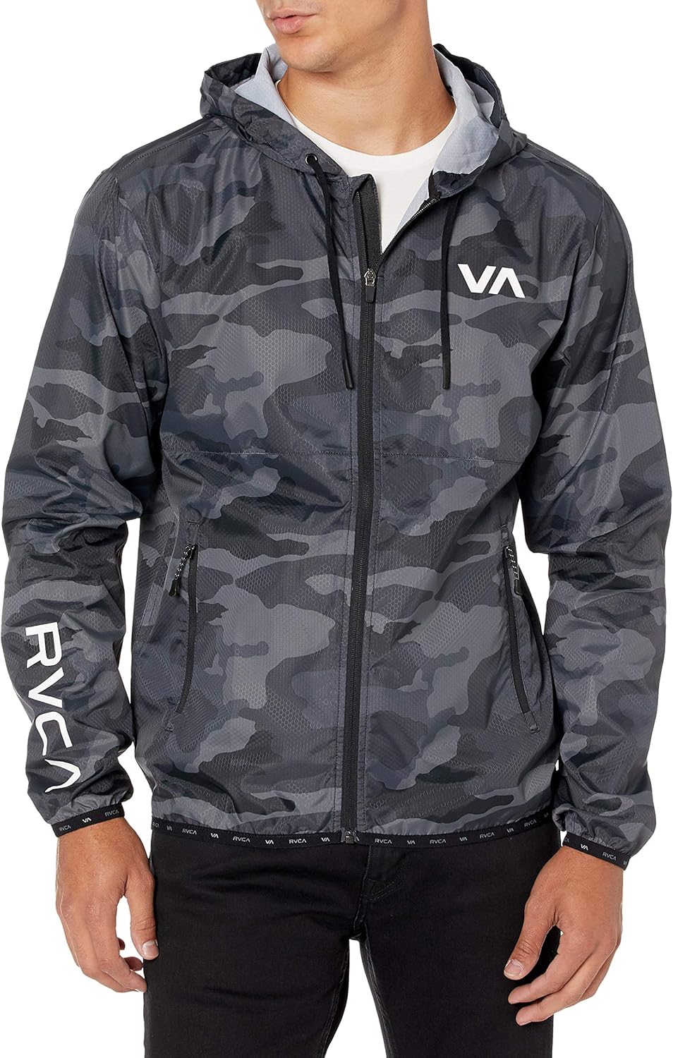 RVCA mens Hexstop V Jacket: Clothing