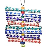 Bonka Bird Toys 1243 Foamy Delight Shredding Colorful Parrot Parrotlet Quaker Cockatoo Budgie