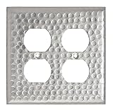 Monarch Abode 2-Gang Duplex Wall Plate, Hand