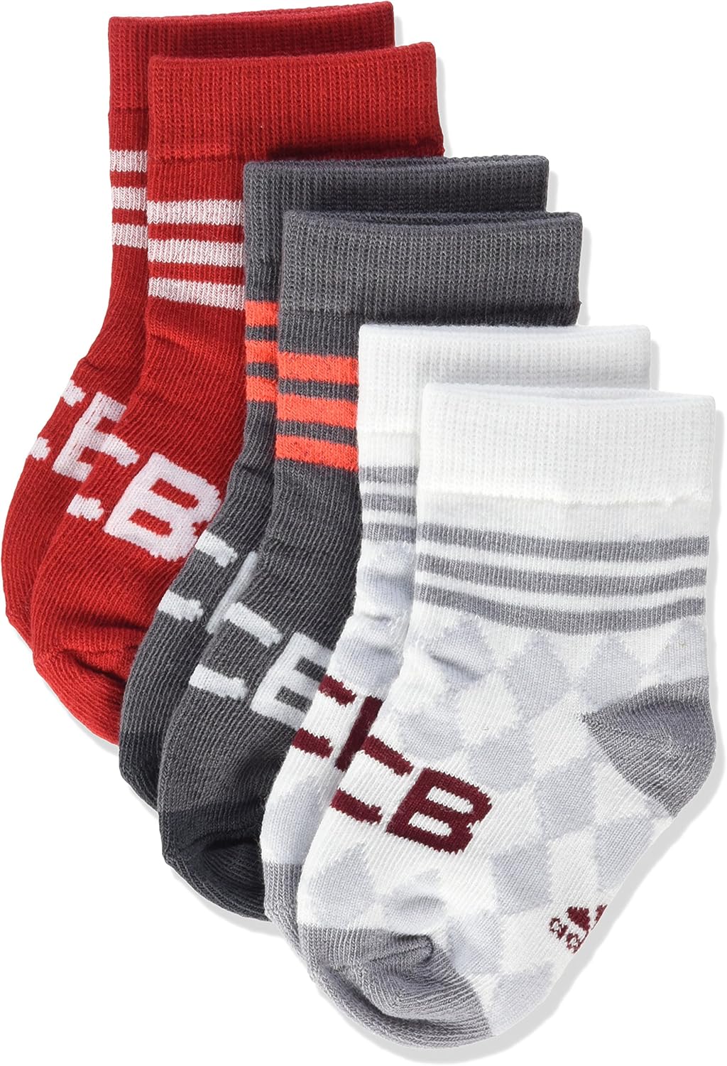 adidas Kinder FC Bayern München Trainings Socken, FCB True Red/Granite ...