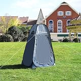 SONGMICS Portable Pop Up Tent Dressing Room Privacy Shelter Dark Grey Blue view 5