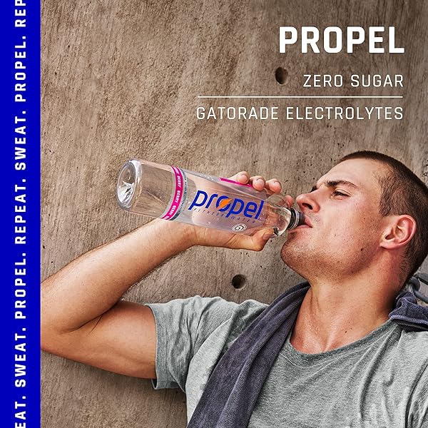 PROPEL, BERRY, 1L BOTTLE, ZERO CALORIE WATER BEVERAGE WITH ELECTROLYTES & VITAMINS C&E, SPORTS DRINK