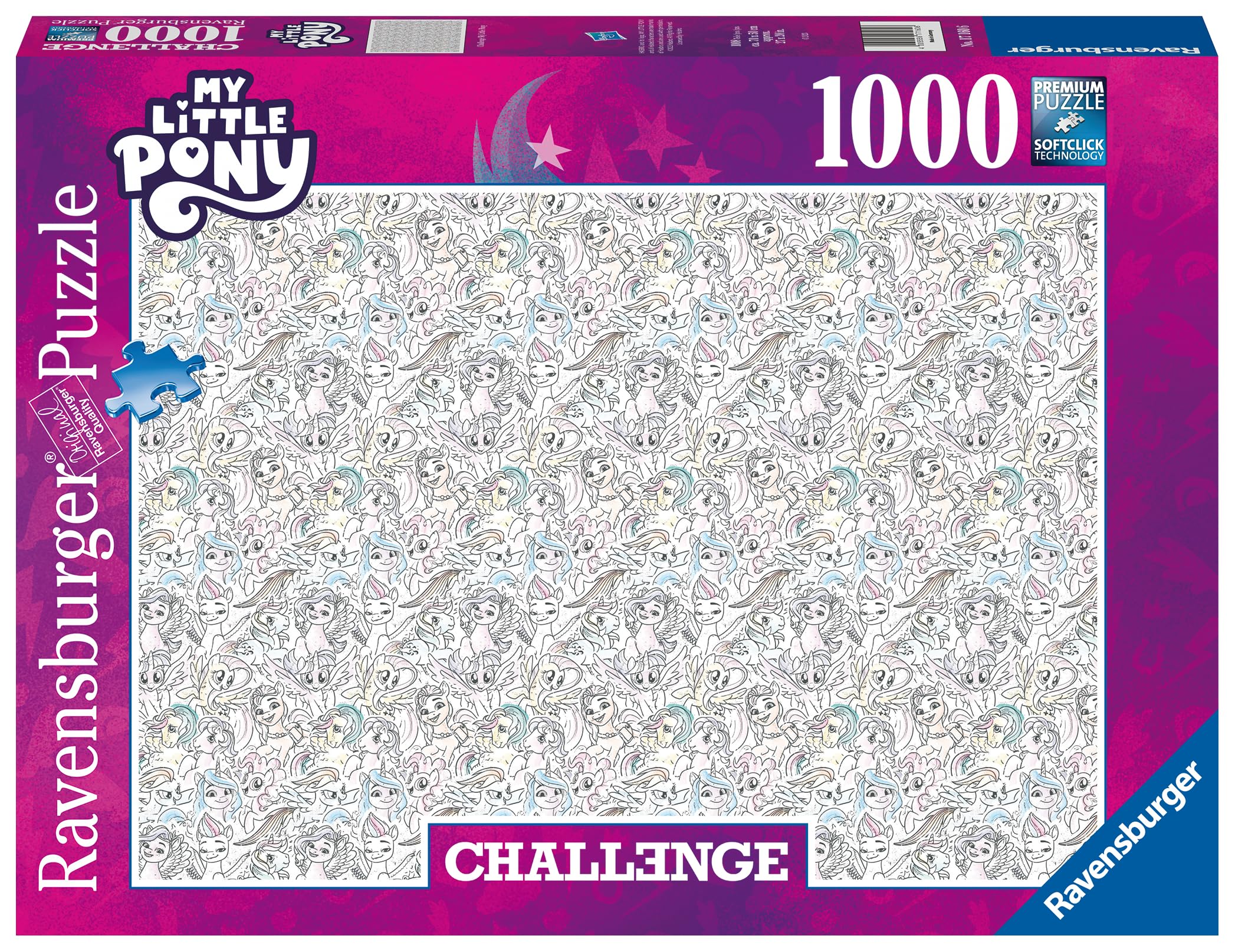 Ravensburger My Little Pony Jigsaw Puzzle for Adults and Kids Age 12 Years Up - 1000 Pieces - Challenge Special Edition