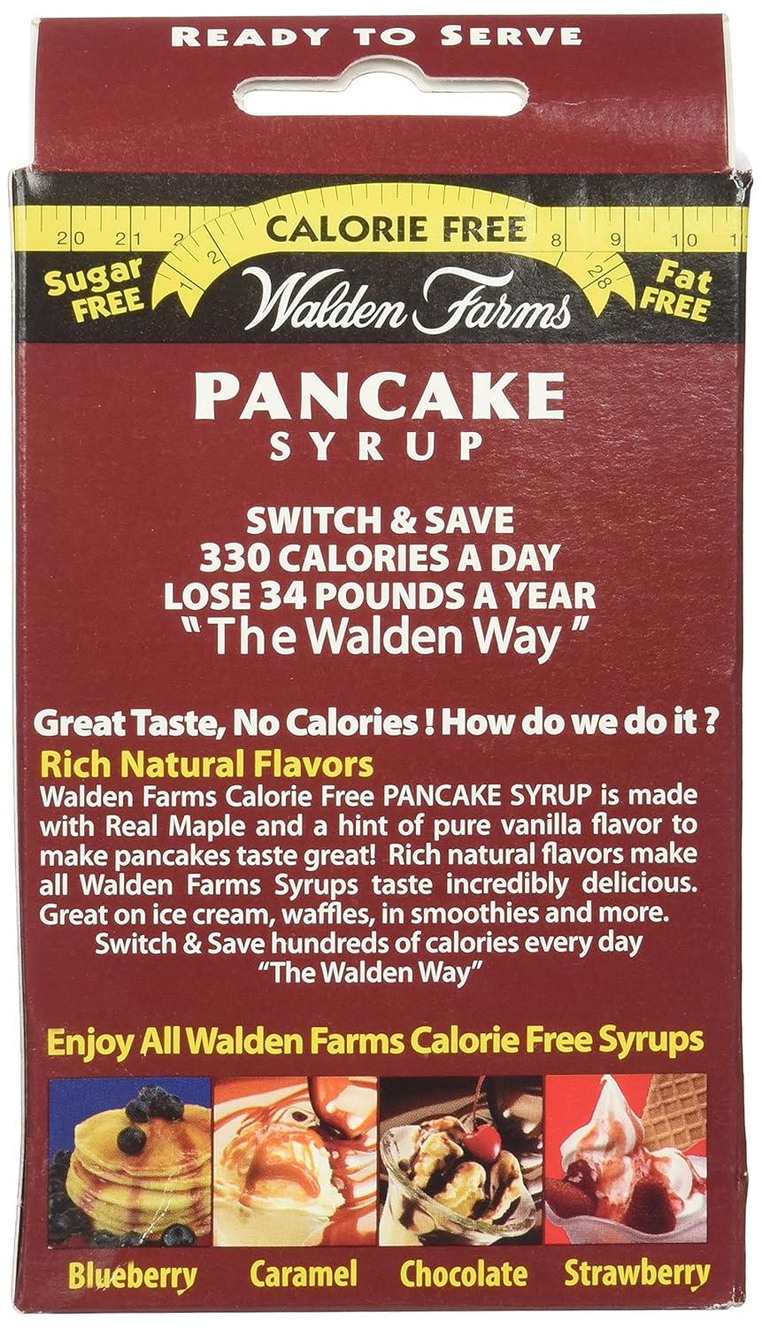 Walden Farms Pancake Syrup Nutrition Label Blog Dandk