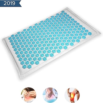 Amazon Com Active 365 Acupressure Mat For Massage 100 Organic Cotton With Lotus Shaped Spikes Acupuncture Mat For Back Pain Headache Reflexology Sciatica Stress Neck Pain Relief Pressure Point