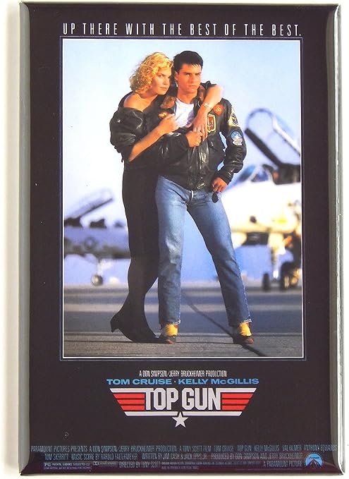 Amazon Com Top Gun Movie Poster Fridge Magnet 2 X 3 Inches Style B Kitchen Dining