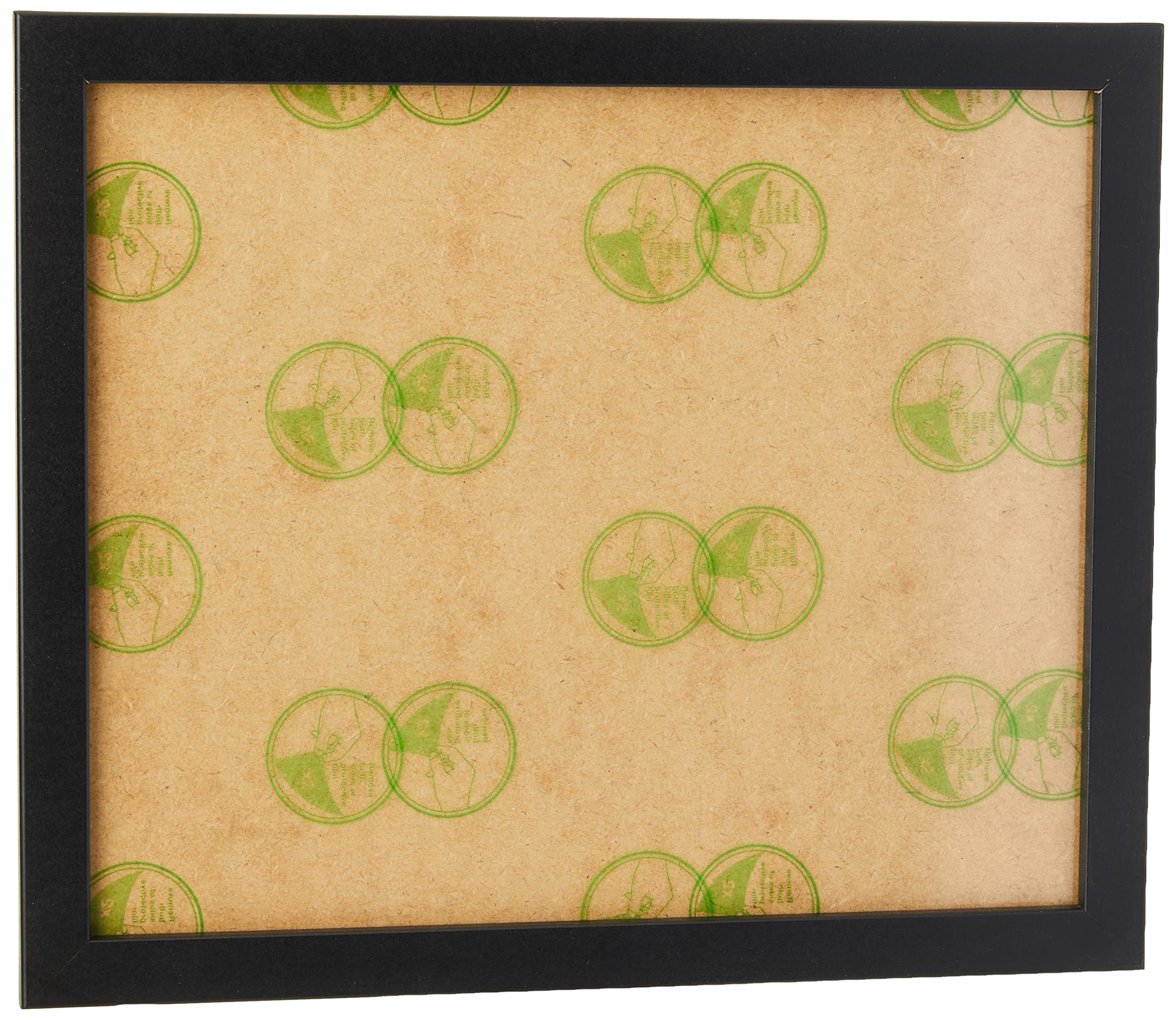 Frame Company Photo Frame, MDF, Black, 12x10 inch Fitted with Perspex