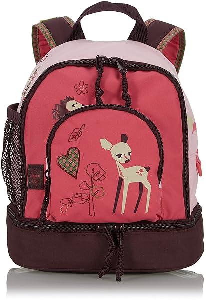 LÄSSIG Kinderrucksack mit Brustgurt Kindergartentasche Kindergartenrucksack / Mini Backpack, Little Tree