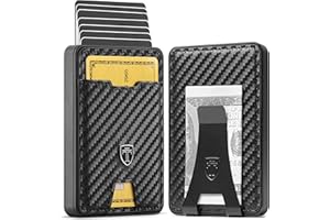 TRAVANDO Swype Slim Wallet for Men Metal RFID Blocking Mens Wallet Card Case (Without AirTag* Pocket)